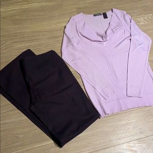 Bundle - Deep Purple Express Pants and top
